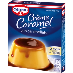 Crème Caramel con caramellato  2 Buste da 4 porzioni ognuna
