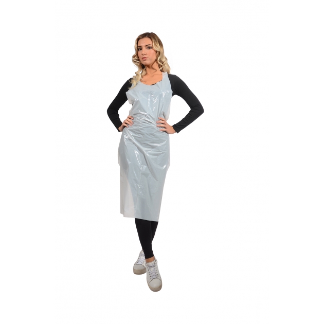 TG50 - TINTELLA apron, tablier en P.E.L.D, cm 62x120, sachet de 50 pièces
