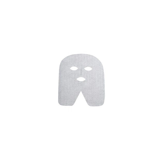 EMV1F - Masque visage en spun lace micro perforé avec trous pour les yeux, 50 pièces