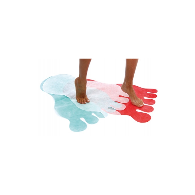 E555 - Tapis de bain gros pied en non tissé, paquet de 50 pièces