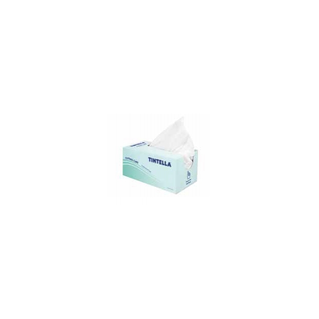 A66DISPXL - Cutting cape, cape de coupe blanche en TNT SMS, distributeur de 100 pièces, 100x150 cm