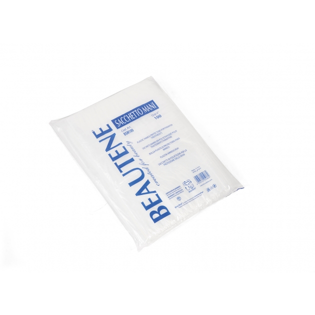 BSM100 - BEAUTENE, sac protection mains pour traitements avec paraffine, paquet de 100 pièces
