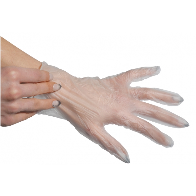 VINILE - Gants en vinile sans poudre, mesure : S, M, L