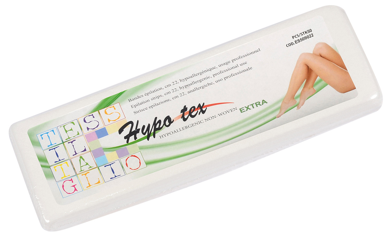 ES509022H - Epilation strips HYPO TEX extra, 22 cm, 90 gr/m², 50 pieces pack