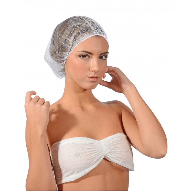 A530 - Charlotte en polyéthylène transparente imperméable, 12 pièces